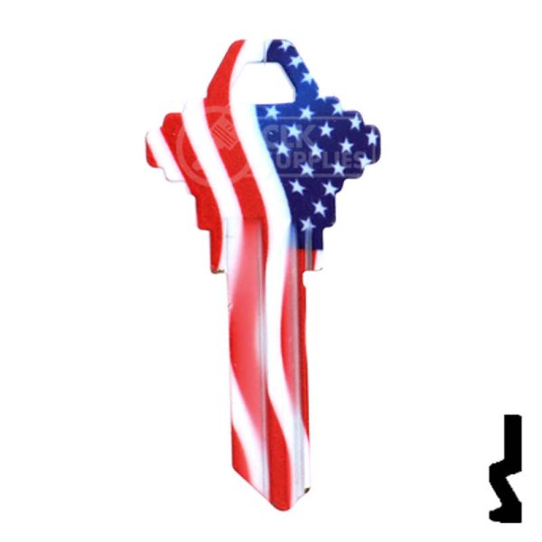 Happy Keys- Stars N Stripes Schlage SC1 Supply - Image 2